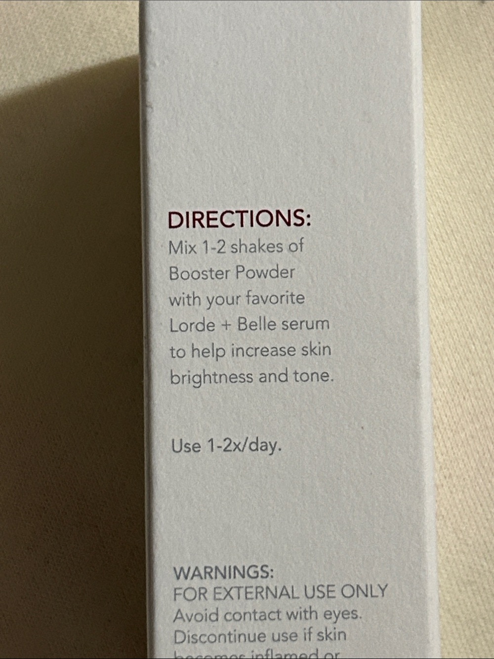 Lorde + Belle C+ Brightening Booster Powder - Picture 6 of 8